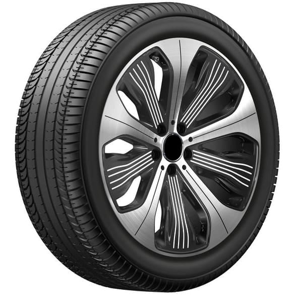 We manufacture premium quality forged wheels rims for   Mercedes-benz EQC N293 2019+ in any design, size, color.  Wheels size:  Front 20 x 7,5 ET 32  Rear 20 x 8,5 ET 30  PCD: 5 x 112  CB: 66,6  Highlights: genuine Mercedes-Benz rims 5-spoke-wheel colour: black shiny / glossy front Forged wheels can be produced in any wheel specs by your inquiries and we can provide our specs