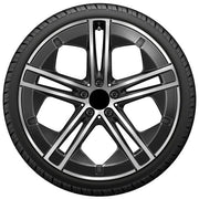 We manufacture premium quality forged wheels rims for   Mercedes-benz EQE V295 2022+ in any design, size, color.  Wheels size:  Front 21 x 9 ET 50  Rear 21 x 10 ET 66  PCD: 5 x 112  CB: 66,6  Highlights: Genuine Mercedes-Benz 5 double spokes Glossy black Forged wheels can be produced in any wheel specs by your inquiries and we can provide our specs