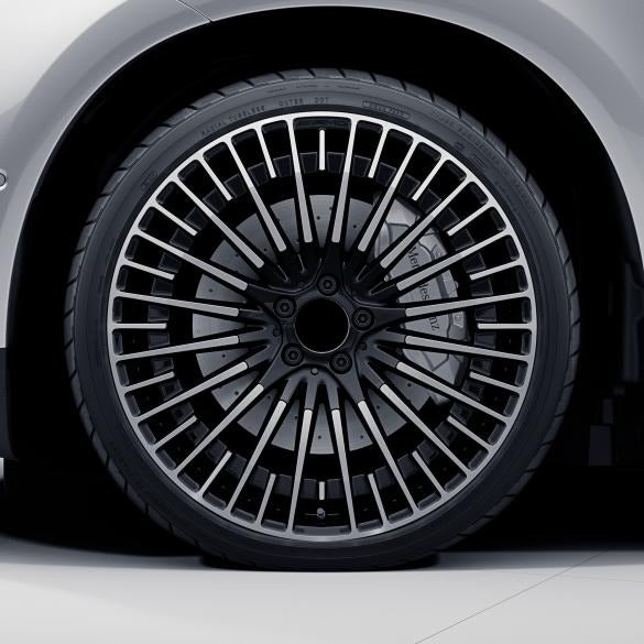 We manufacture premium quality forged wheels rims for   Mercedes-benz EQC N293 2019+ in any design, size, color.  Wheels size:  Front 21 x 8 ET 27  Rear 21 x 9 ET 31  PCD: 5 x 112  CB: 66,6  Highlights: genuine Mercedes-AMG rims multi-spoke-wheel colour: black shiny / glossy front Forged wheels can be produced in any wheel specs by your inquiries and we can provide our specs