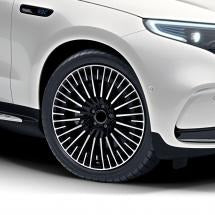 We manufacture premium quality forged wheels rims for   Mercedes-benz EQC N293 2019+ in any design, size, color.  Wheels size:  Front 21 x 8 ET 27  Rear 21 x 9 ET 31  PCD: 5 x 112  CB: 66,6  Highlights: genuine Mercedes-AMG rims multi-spoke-wheel colour: black shiny / glossy front Forged wheels can be produced in any wheel specs by your inquiries and we can provide our specs