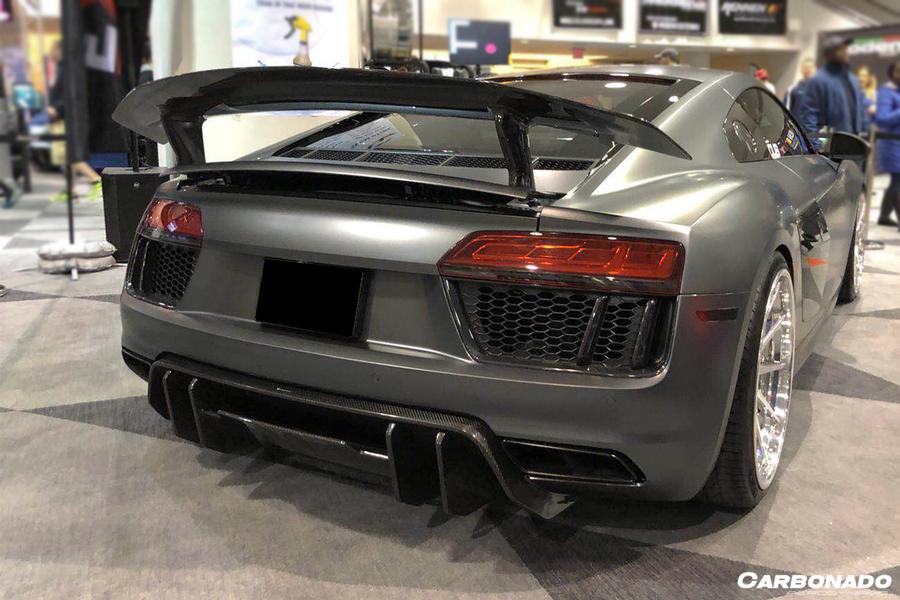 Rear Diffuser R8 ARBON FIBER REAR DIFFUSER FOR AUDI R8 4S COUPE | SPYDER 2015-2019 | VR ...