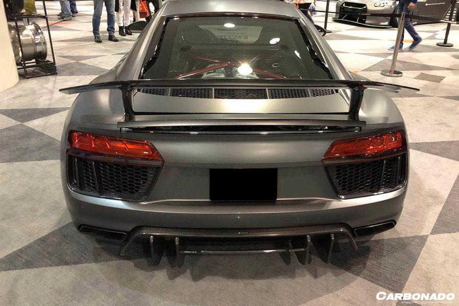 CARBONADO CF8358VRS-RD 2016-2019 Audi R8 Coupe/Spyder VRS Style Carbon Fiber Rear Diffuser