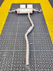 EXHAUST CATBACK MUFFLER for AUDI Q5 FY 2.0T V2 2020 - 2025

Set includes:

Center Pipes
Muffles with valves
Valve control box with remote control (you may also reuse your factory exhaust valve motors). Factory exhaust tips must be reused.
Material: Stainless Steel (Can be made of Titanium)

Production time: 10–15 days