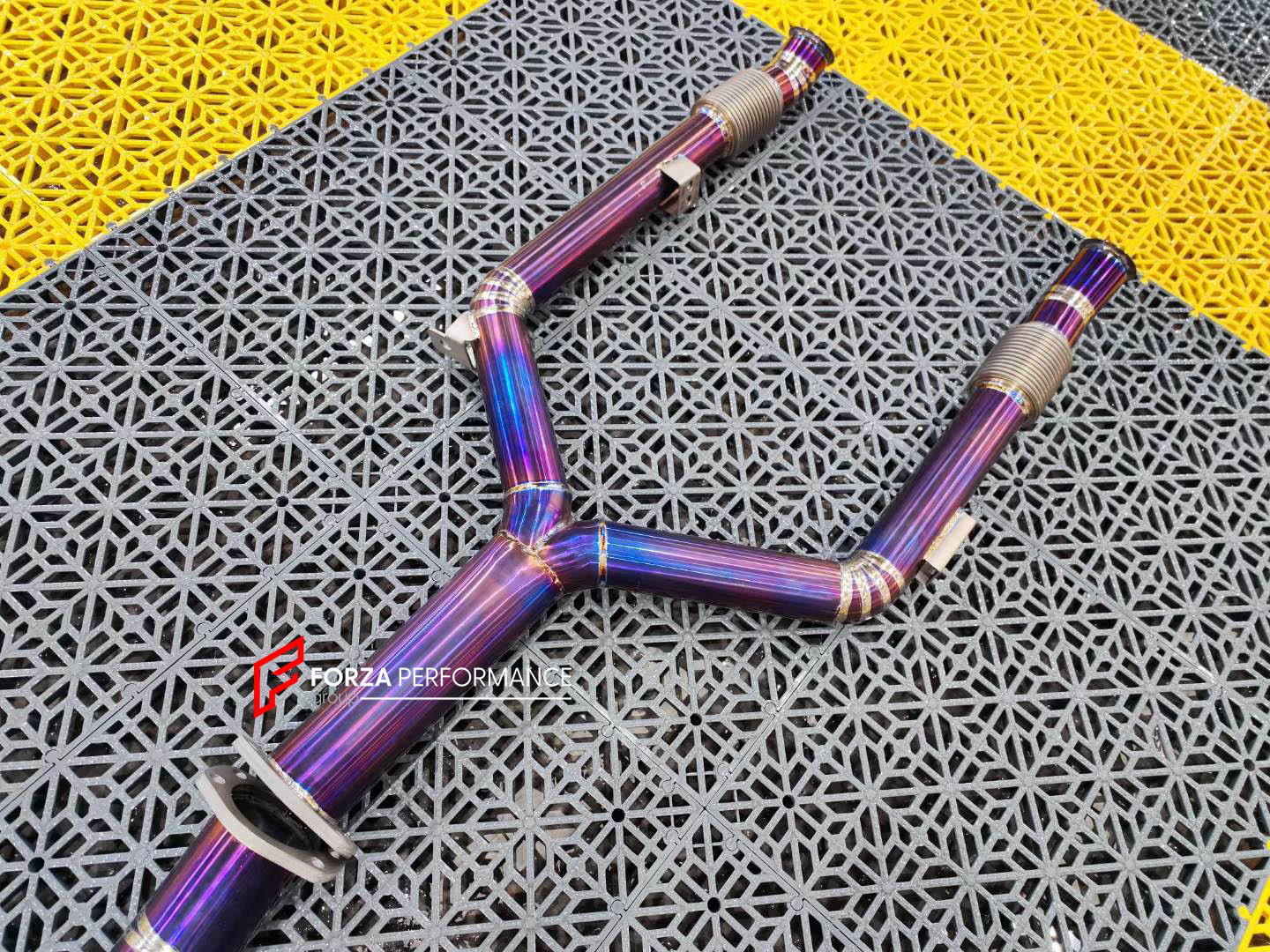 VALVED EXHAUST CATBACK MUFFLER for Mercedes-Benz GLC43 AMG