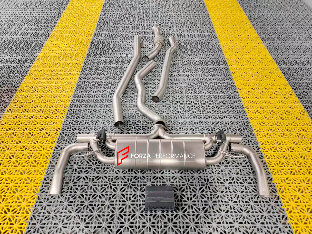 VALVED EXHAUST CATBACK MUFFLER for MERCEDES-BENZ GLS 450 3.0T  Set includes:  Center Pipes Exhaust tips Mufflers with valves