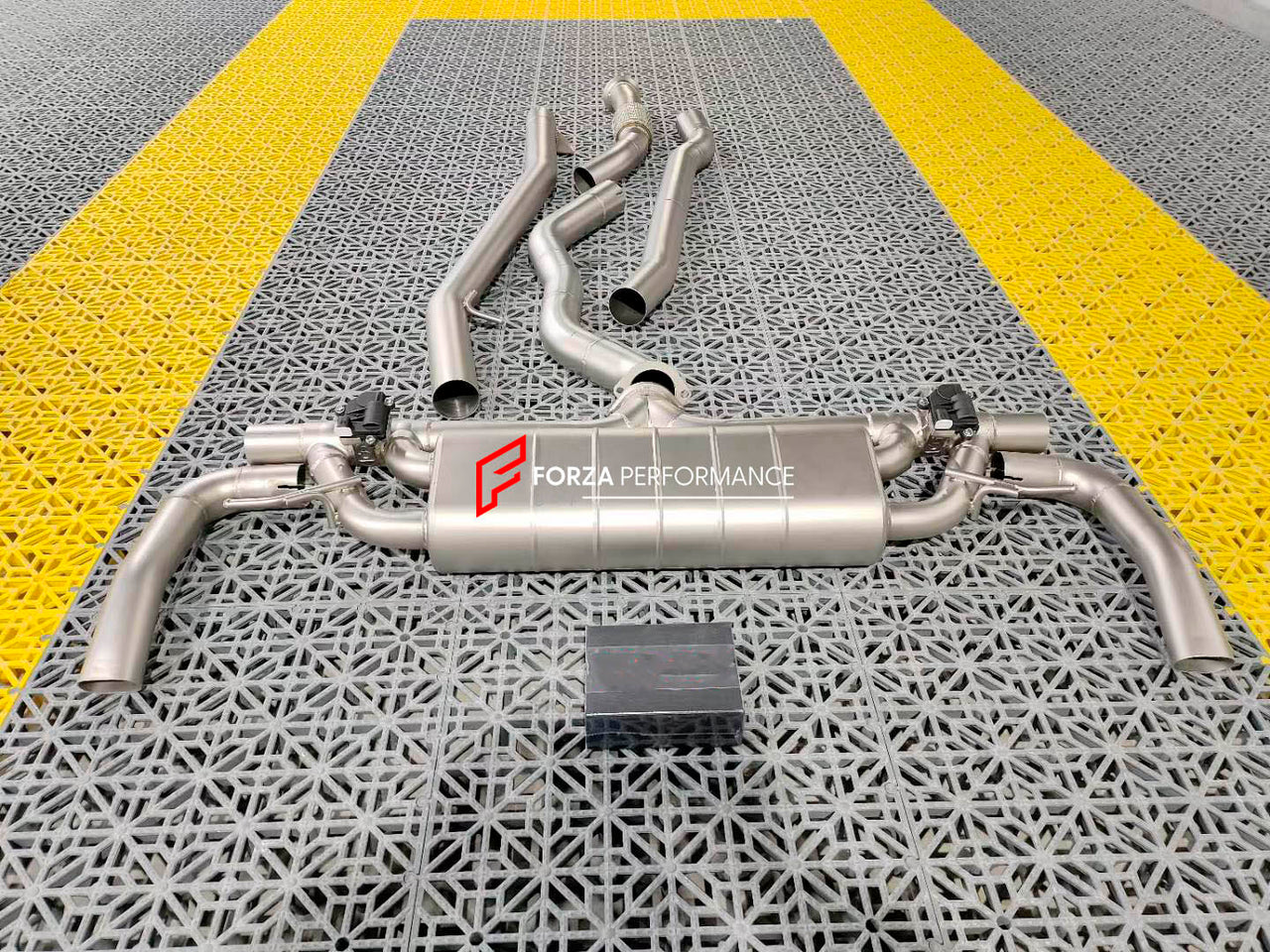 VALVED EXHAUST CATBACK MUFFLER for MERCEDES-BENZ GLS 450 3.0T  Set includes:  Center Pipes Exhaust tips Mufflers with valves
