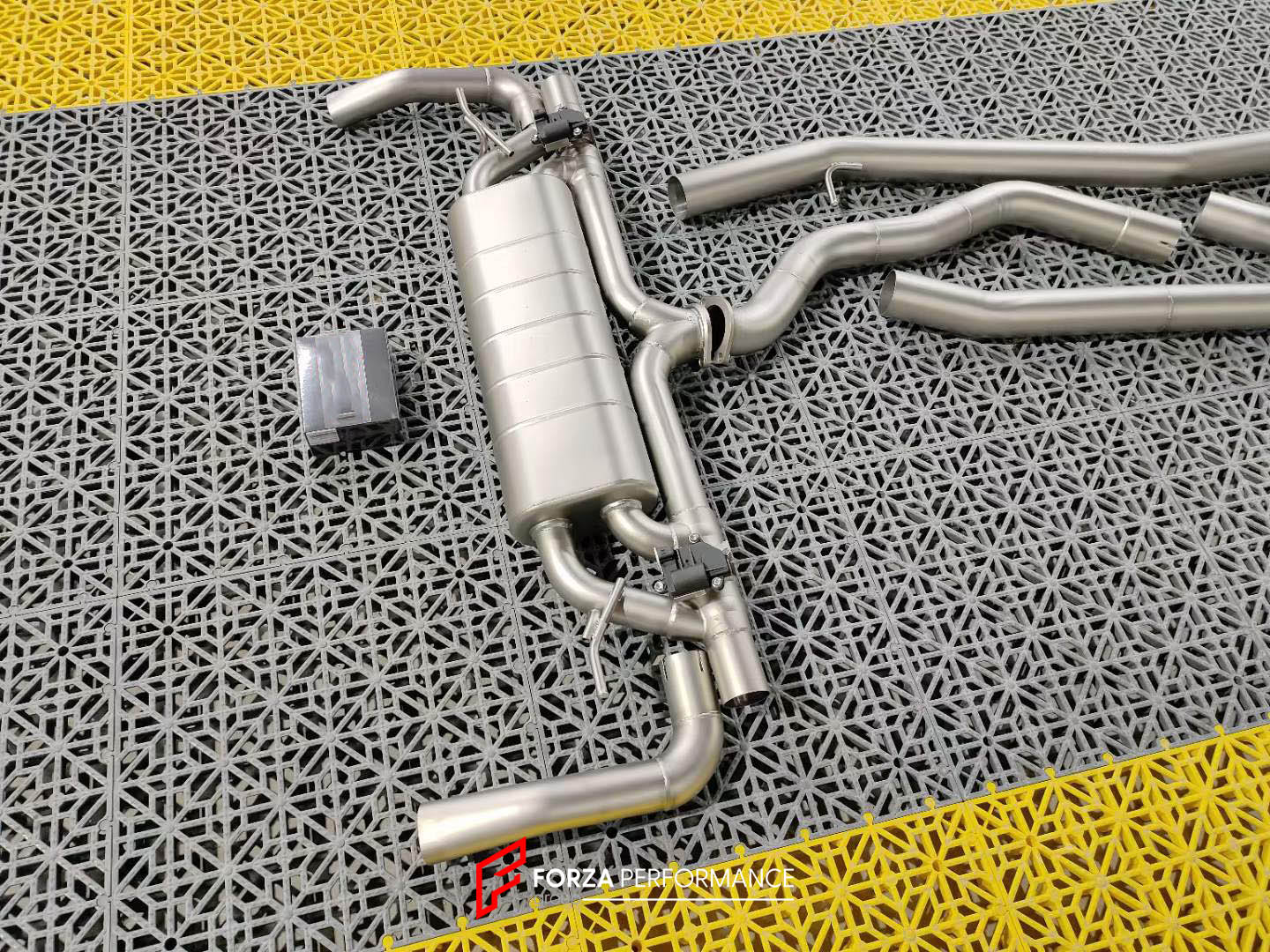 VALVED EXHAUST CATBACK MUFFLER for MERCEDES-BENZ GLS 450 3.0T  Set includes:  Center Pipes Exhaust tips Mufflers with valves