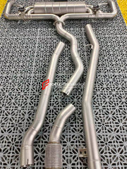 VALVED EXHAUST CATBACK MUFFLER for MERCEDES-BENZ GLS 450 3.0T  Set includes:  Center Pipes Exhaust tips Mufflers with valves