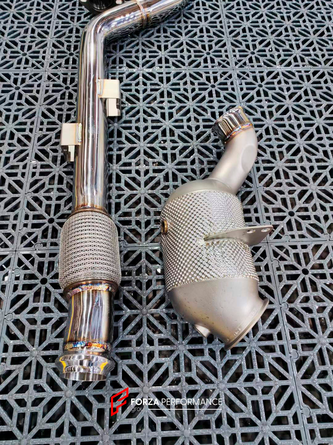 VALVED EXHAUST CATBACK MUFFLER for Mercedes-Benz W205 C300