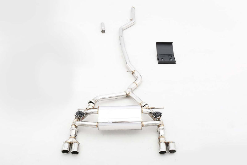 VALVED EXHAUST CATBACK MUFFLER for BMW 3 SERIES F30/F35 2.0T WITH MP DESIGN 2012+
