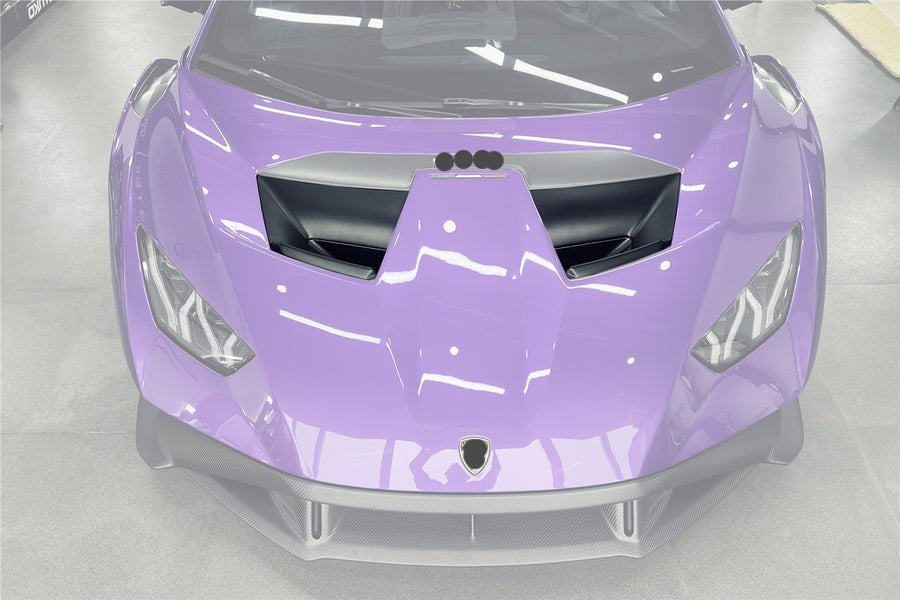 2021-UP Lamborghini Huracan STO Dry Carbon Fiber Hood Vents