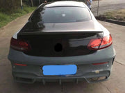 WIDE BODY KIT for MERCEDES BENZ C CLASS W205 C63 2015 - 2021

Set includes:

Front Bumper
Front Lip
Side Skirts
Fender Flares
Rear Bumper
Rear Spoiler

Material: Carbon Fiber

Note: Only fits the original C63. Professional installation is required