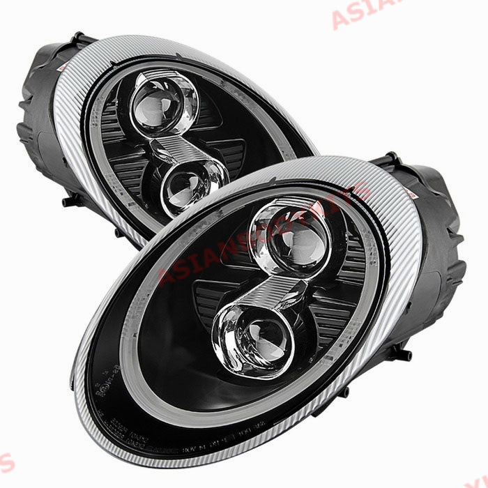 CONVERSION PORSCHE 911 991 STYLE LED DRL HEADLIGHTS for PORSCHE 911 997.2 2008 - 2013