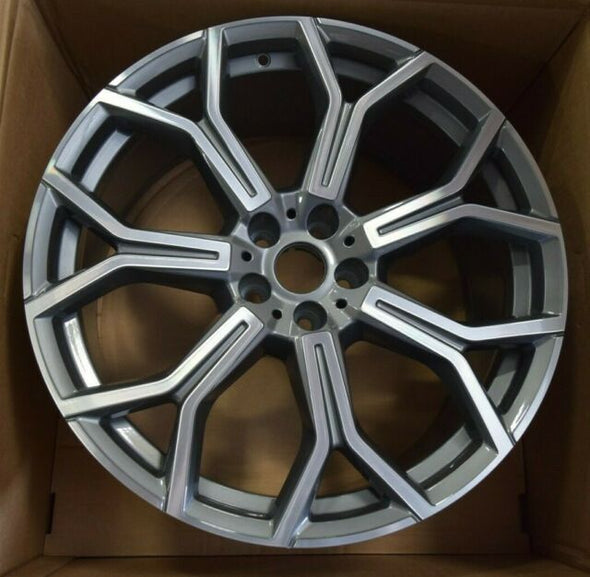 21" INCH Y-SPOKE BICOLOR STYLE 753 914 M OEM DESIGN FORGED WHEELS RIMS FOR BMW X7 G07 LCI xDrive40i xDrive40d M60 xDrive 2022+2222